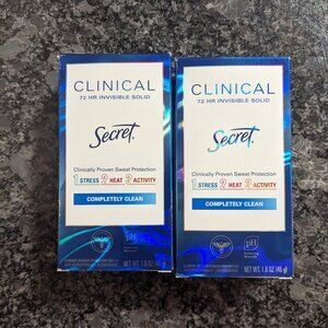 Secret Clinical Completely Clean deodorant (2 packs)